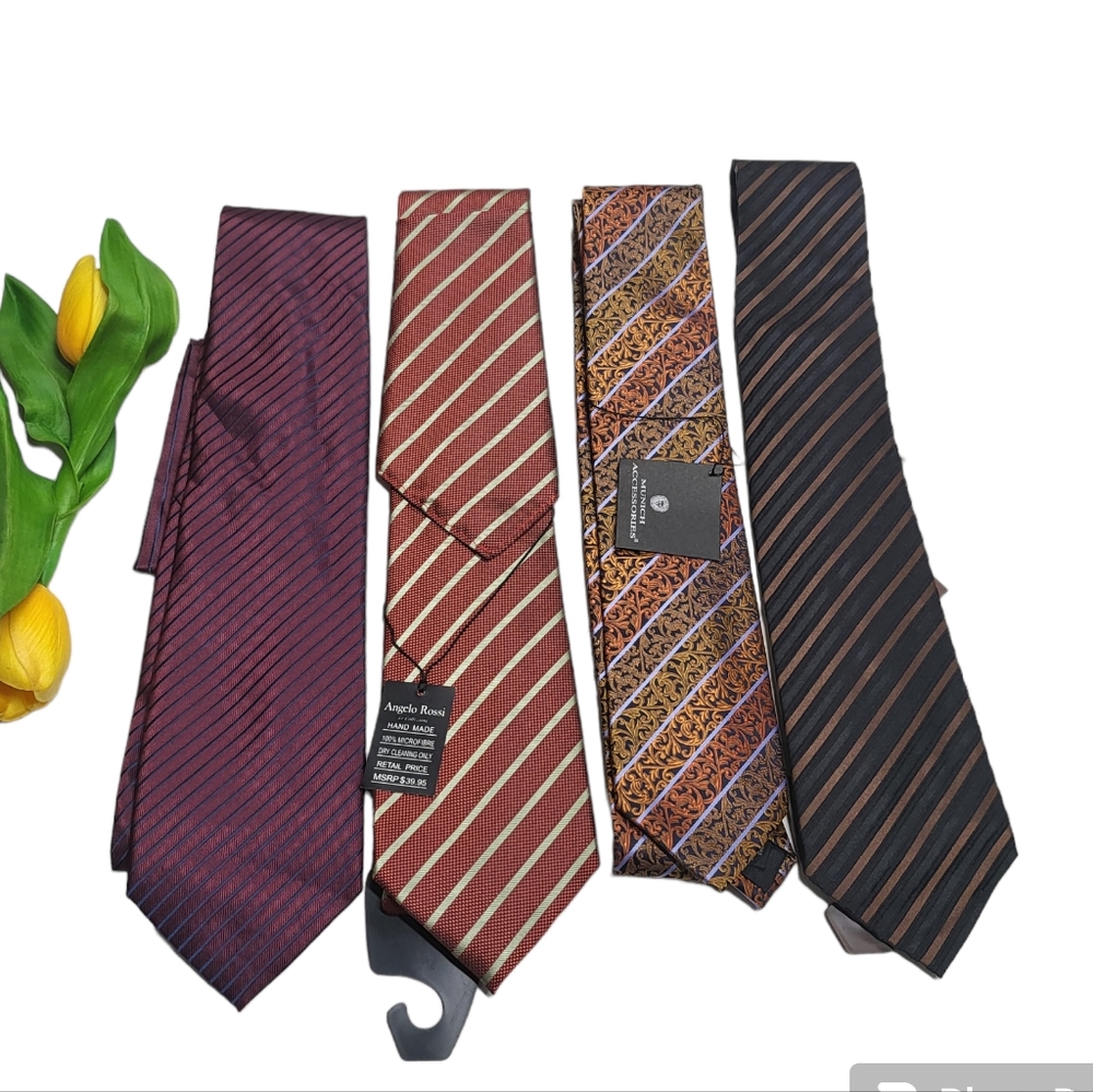 Giorgio Cosani band of ties different brands 4 pieces